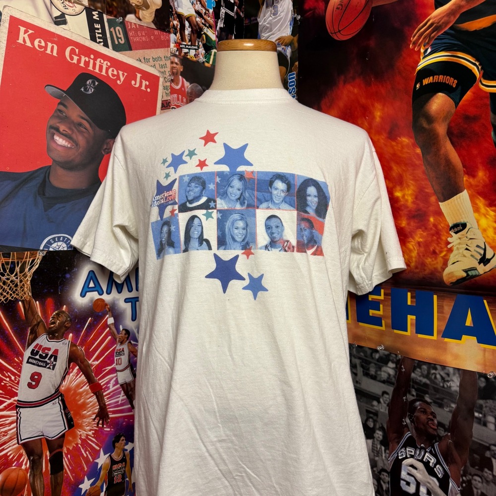 Vintage American Idols Live Tour 2003 Concert Ruben Studdard T Shirt Sz Large - Picture 1 of 5